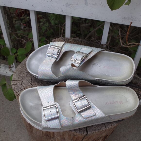 Silver By Wanted Sandals Metallic Color - Picture 2 of 4